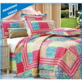 Bed Linens 5 Piece Printed Patchwork Quilt Bedspread